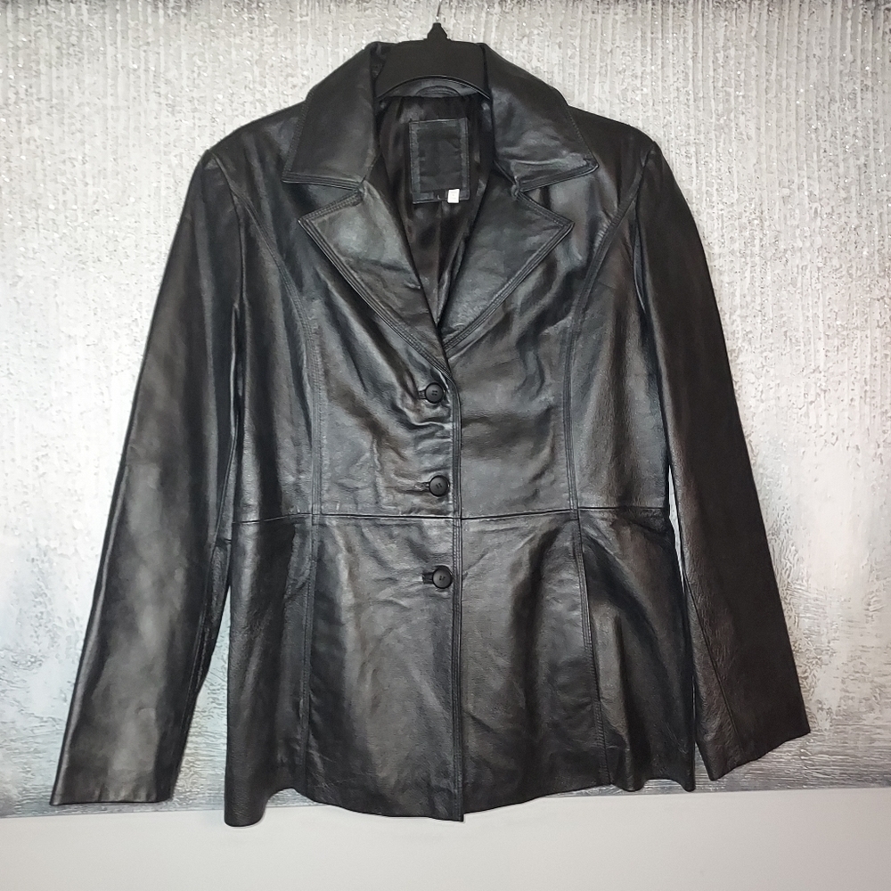 G. Collection 100% Genuine Leather Coat